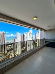 Apartamento com 3 Quartos para alugar, 92m² no Altiplano Cabo Branco, João Pessoa