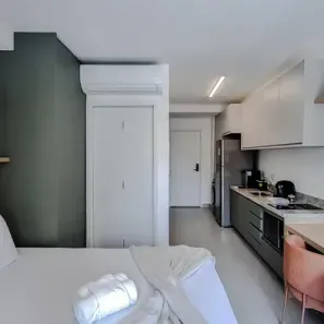 Apartamento com 1 Quarto para alugar, 28m² no Jardim Aurélia, São Paulo