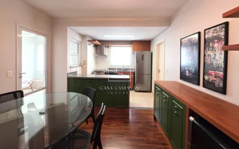 Apartamento com 2 Quartos para alugar, 104m² no Cambuí, Campinas