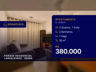 Apartamento com 2 Quartos à venda, 55m² no Parque Residencial Laranjeiras, Serra