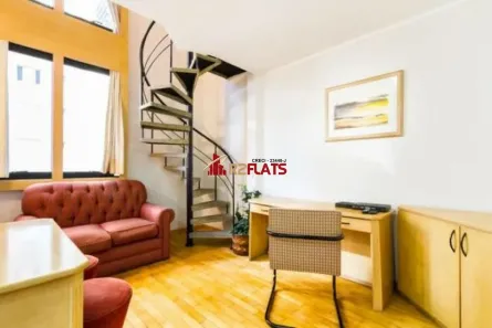 Flat com 1 Quarto para alugar, 44m² no Vila Olímpia, São Paulo