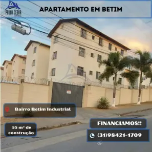 Apartamento com 2 Quartos à venda, 55m² no Betim Industrial, Betim
