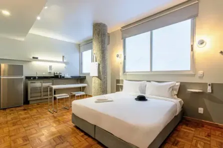 Apartamento com 1 Quarto para alugar, 31m² no Vila Buarque, São Paulo