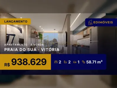 Apartamento com 2 Quartos à venda, 58m² no Praia do Suá, Vitória