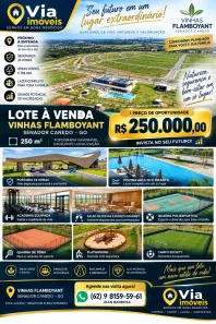 Lote/Terreno à venda, 250m² no Condomínio Vinhas, Senador Canedo