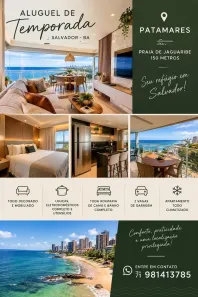 Apartamento com 2 Quartos para alugar, 61m² no Piatã, Salvador