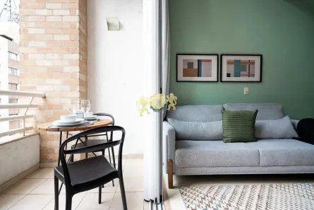 Flat com 1 Quarto à venda, 39m² no Cidade Monções, São Paulo