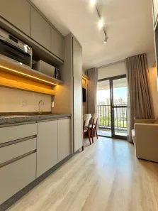 Apartamento com 1 Quarto para alugar, 27m² no Pinheiros, São Paulo