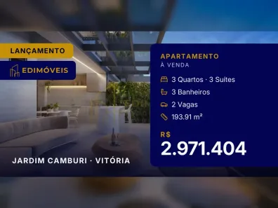 Apartamento com 3 Quartos à venda, 193m² no Jardim Camburi, Vitória