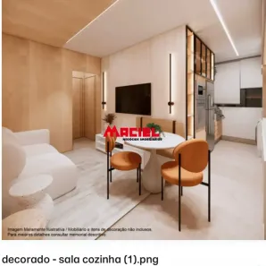 Apartamento com 2 Quartos à venda, 44m² no Vila das Flores, São José dos Campos