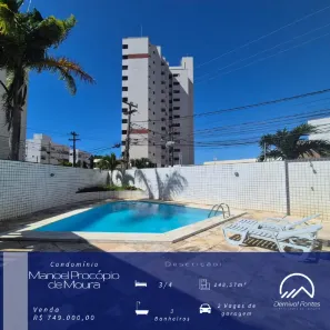 Apartamento com 3 Quartos à venda, 149m² no Tirol, Natal