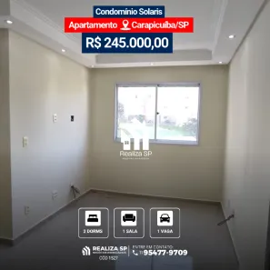 Apartamento com 2 Quartos à venda, 48m² no Vila da Oportunidade, Carapicuíba
