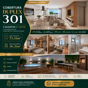 Cobertura com 3 Quartos à venda, 76m² no Jardim Cidade Universitária, João Pessoa