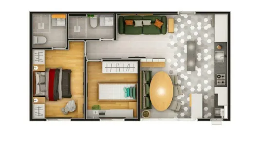 Apartamento com 2 Quartos à venda, 54m² no Campo Grande, Santos