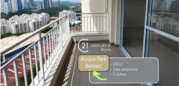 Apartamento com 2 Quartos à venda, 69m² no Jardim Esperança, Barueri