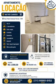 Apartamento com 2 Quartos para alugar, 45m² no Vila Gomes Cardim, São Paulo