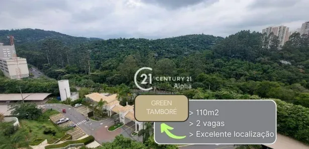 Apartamento com 2 Quartos para alugar, 110m² no Tamboré, Santana de Parnaíba