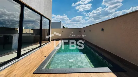 Casa de Condomínio com 4 Quartos à venda, 378m² no Jardins França, Goiânia