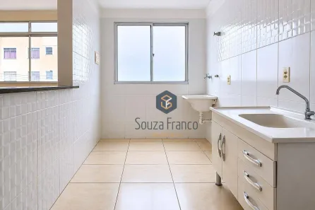 Apartamento com 2 Quartos para alugar, 48m² no Loteamento Mogilar, Mogi das Cruzes