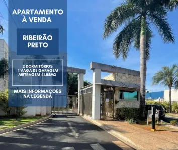 Apartamento com 2 Quartos à venda, 42m² no Conjunto Habitacional Sílvio Passalacqua, Ribeirão Preto