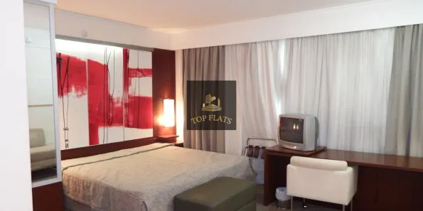 Flat com 1 Quarto para alugar, 33m² no Indianópolis, São Paulo