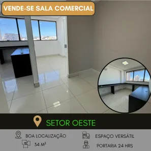 Consultório com 1 Quarto à venda, 34m² no Setor Oeste, Goiânia