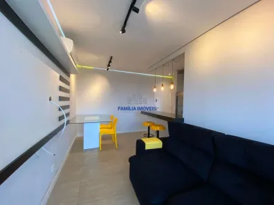 Apartamento com 1 Quarto para alugar, 52m² no Vila Mathias, Santos