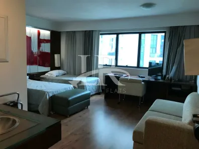 Flat com 1 Quarto para alugar, 38m² no Indianópolis, São Paulo