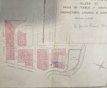 Lote/Terreno à venda, 850m² no Itaguá, Ubatuba