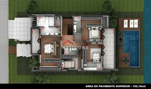 Casa de Condomínio com 5 Quartos à venda, 423m² no , Torres