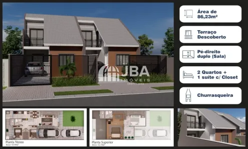 Casa com 3 Quartos à venda, 86m² no Cajuru, Curitiba