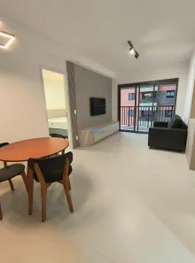 Apartamento com 1 Quarto para alugar, 52m² no Alphaville Centro Industrial e Empresarial/Alphaville., Barueri