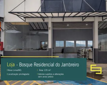 Ponto Comercial para alugar, 135m² no Bosque Residencial do Jambreiro, Nova Lima