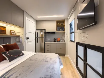 Apartamento com 1 Quarto para alugar, 17m² no Jardim Paulista, São Paulo