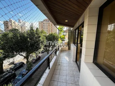 Apartamento com 3 Quartos para alugar, 190m² no Gonzaga, Santos