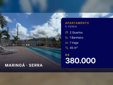 Apartamento com 2 Quartos à venda, 45m² no Maringá, Serra