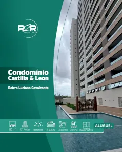 Apartamento com 3 Quartos para alugar, 120m² no Engenheiro Luciano Cavalcante, Fortaleza