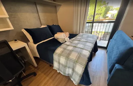 Apartamento com 1 Quarto para alugar, 35m² no Santo Amaro, São Paulo