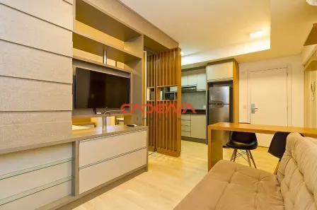 Apartamento com 1 Quarto para alugar, 35m² no Centro, Curitiba