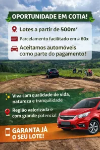 Lote/Terreno à venda, 500m² no Jardim Santa Izabel, Cotia