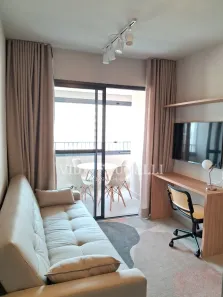 Apartamento com 2 Quartos para alugar, 39m² no Indianópolis, São Paulo