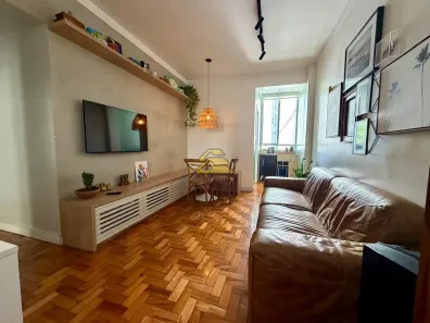 Apartamento com 2 Quartos à venda, 61m² no Laranjeiras, Rio de Janeiro