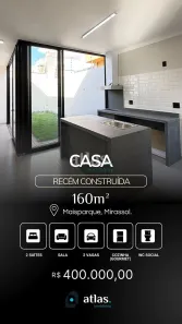 Casa com 2 Quartos à venda, 160m² no Residencial Mais Parque Mirassol, Mirassol