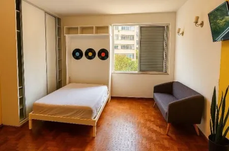 Apartamento com 1 Quarto para alugar, 38m² no República, São Paulo