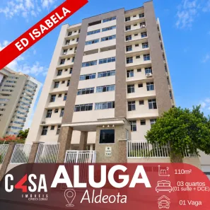 Apartamento com 3 Quartos para alugar, 110m² no Joaquim Távora, Fortaleza