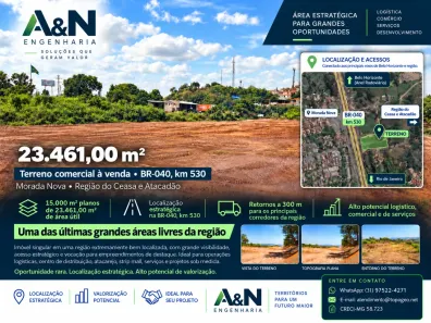 Lote/Terreno à venda, 23461m² no Vila Paris, Contagem