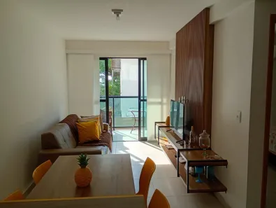 Apartamento com 2 Quartos para alugar, 51m² no Merepe, Ipojuca