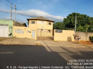 Apartamento com 2 Quartos à venda, 48m² no Parque Nápolis A, Cidade Ocidental