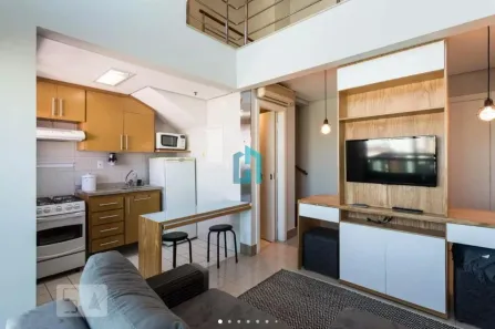 Apartamento com 1 Quarto para alugar, 47m² no Moema, São Paulo