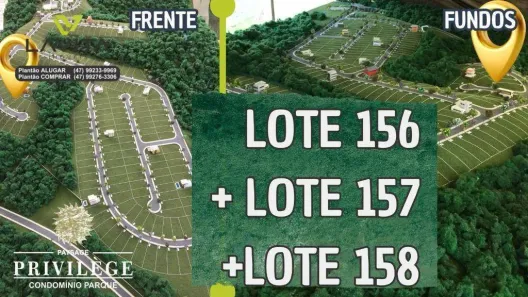 Lote/Terreno à venda, 1182m² no Ponta Aguda, Blumenau